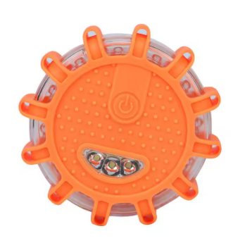 🔶Lampka ostrzegawcza LED 360° z magnesem – 9 trybów bezpieczeństwa