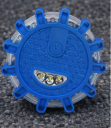 🔵 Lampka ostrzegawcza LED 360° z magnesem – 9 trybów bezpieczeństwa