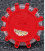 🔴Lampka ostrzegawcza LED 360° z magnesem – 9 trybów bezpieczeństwa