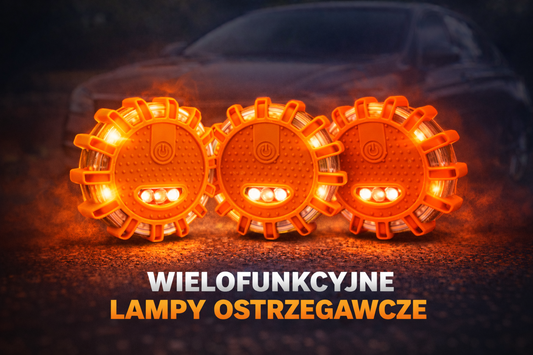 3 flary - pomarańczowe